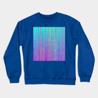 Girlish shiny pattern Crewneck Sweatshirt